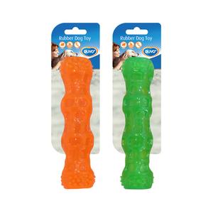 1714506-stick-pour-chien-couinant-duvoplus-tpr-orange-vert-28x5x5-cm