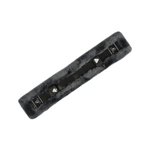 ac584-grey-protection-de-sangle-courte-en-gel-classique-en-peau-de-mouton-acavallo-grey