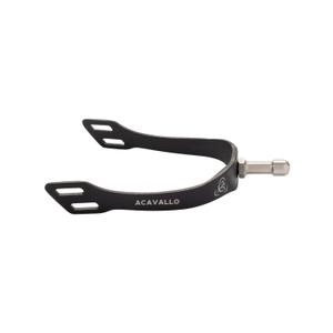 ac739-black-eperons-pour-cheval-avec-col-interchangeable-acavallo-arena-aluplus-2-0-black
