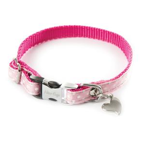 3009085-collier-pour-chien-pois-alter-ego-xs-rose-pastel-10x17-27-cm