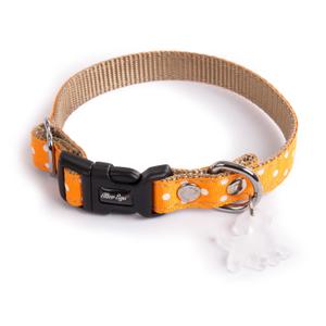 3009114-collier-pour-chien-pois-alter-ego-s-orange-15x23-33-cm