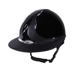 ecl-premg-cla-black-casque-d-equitation-brillante-classique-femme-antares-shagreen-premium-eclipse-noir