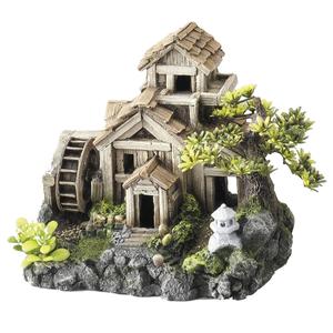 234-107867-decoration-d-aquarium-aqua-della-bonsai-moulin-beige-gris-23x16-5x20-cm