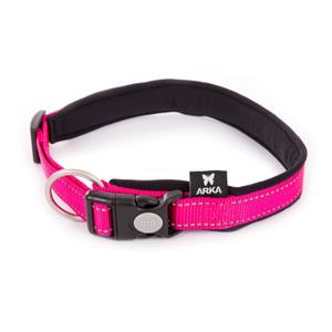 3008038-collier-pour-chien-nylon-reglable-arka-haok-l-rose-25x55-60-cm
