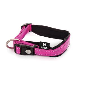 3008051-collier-pour-chien-nylon-reglable-arka-haok-xl-rose-40x50-70-cm