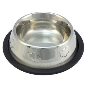 2467-gamelle-pour-chat-inoxydable-antiderapant-decoree-arquivet-argente