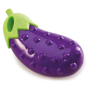 3161-jouet-pour-chien-aubergine-avec-couineur-arquivet-violet-vert-14-cm