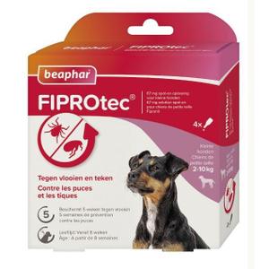 8150325-antiparasite-pour-chien-2-10-kg-anti-insectes-beaphar-fiprotec-x4-multicolore-tu