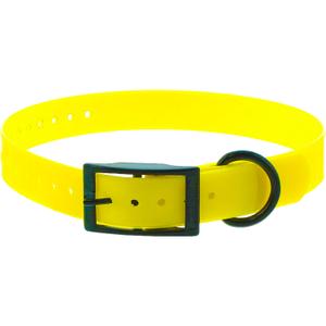 c123801-collier-pour-chien-polyurethane-boucle-double-canihunt-xtreme-jaune