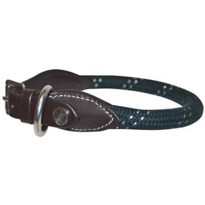 801120-marron-vert-collier-pour-chien-canter-corde-marron-vert