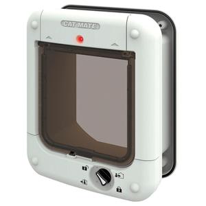 80869-chatiere-4-voies-a-micropuce-kerbl-cat-mate-blanc-197x246-mm