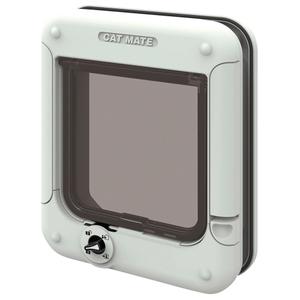 80871-chatiere-4-voies-kerbl-cat-mate-blanc-197x246-mm