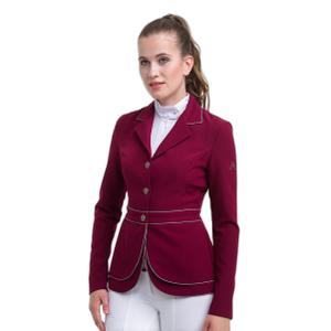 500-101110-bordeaux-grey-veste-de-concours-equitation-softshell-double-basque-avant-femme-cavalliera-venice-bordeaux-grey