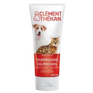 6388181-shampoing-pour-chien-calmant-clement-thekan-calmocanil-blanc-rouge-200-ml