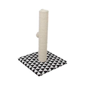 c6121519-griffoir-avec-arbre-et-jouet-pour-chat-croci-canifrance-optical-basic-noir-beige-tu