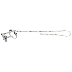 413-419564-laisse-et-harnais-pour-chat-d-d-home-catwalk-original-blanc-24x16x3-cm