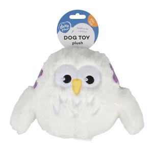 14963-jouet-peluche-pour-chien-hibou-fleuriste-duvoplus-blanc-24x17x8-cm