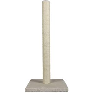 431-408650-griffoir-pour-chat-ebi-classic-high-post-blanc-casse-40x40x90-cm