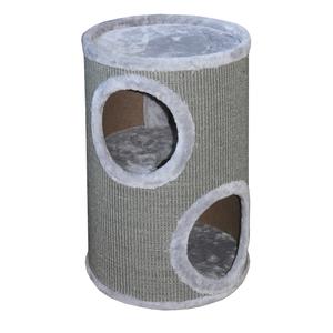 431-431061-griffoir-pour-chat-ebi-trend-dome-everlast-tower-gris-37x37x56-cm