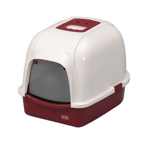 441-130636-bac-a-litiere-pour-chat-ebi-eclipse-60-rouge-43x56x40-cm