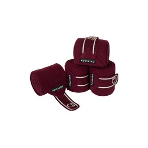 eth07010p-burgundy-bandes-de-polo-pour-cheval-avec-logo-brode-equestro-x4-burgundy-poney