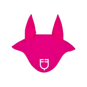 eth09053-fucsia-white-bonnet-anti-mouches-pour-cheval-avec-logo-equestro-fucsia-white