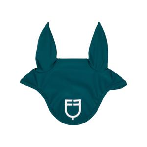 eth09053-petrol-white-bonnet-anti-mouches-pour-cheval-avec-logo-equestro-petrol-white