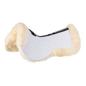 eth09112-white-natural-amortisseur-pour-cheval-en-coton-avec-peau-de-mouton-equestro-white-natural-tu