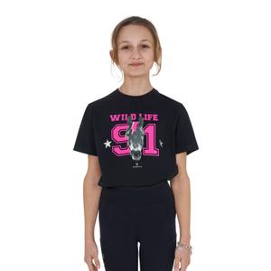 etka00246-black-t-shirt-coton-fille-equestro-wild-life-black