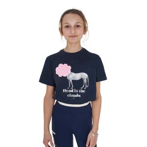 etka00250-navy-t-shirt-coton-fille-equestro-head-in-the-clouds-navy