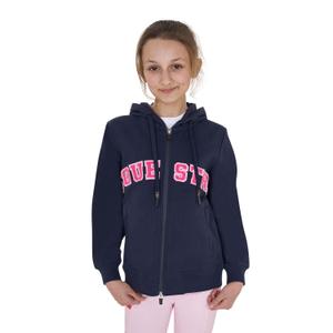 etku00252-navy-blazer-19-3923-honeysuckle-18-2120-sweatshirt-a-capuche-zippe-enfant-equestro-navy-blazer-honeysuckle