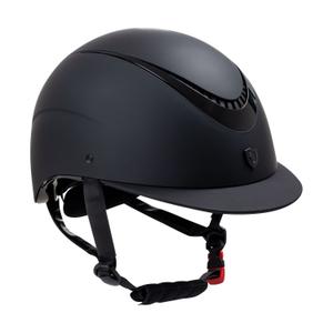etu02003-black-blackshiny-casque-d-equitation-avec-monture-brillante-equestro-black-blackshiny
