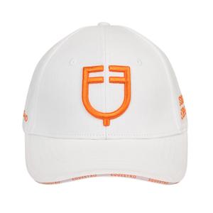 etu03003-white-orange-casquette-de-baseball-equestro-white-orange-tu