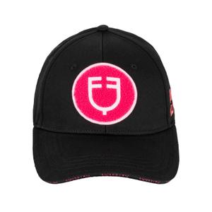 etu03045-black-honeysuckle-18-2120-casquette-de-baseball-avec-patch-logo-en-eponge-equestro-black-honeysuckle-18-2120-tu