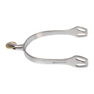 sr00078-eperons-pour-cheval-anglais-a-molette-horizontale-en-laiton-equestro-argente-25-mm