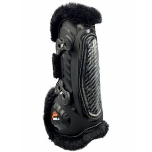ecarbshflnas-guetres-anterieurs-pour-cheval-avec-fourrure-equick-ecarbon-fluffy-black