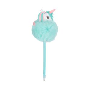 103540065-stylo-pompon-licorne-enfant-equipage-turquoise-tu