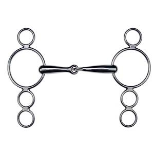 600310-mors-pour-cheval-feeling-4-anneaux-plein-noir-argente