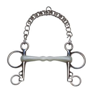 6046361-pelham-pour-cheval-feeling-droit-flexi-argente-gris