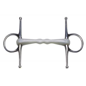 6056761-mors-pour-cheval-feeling-flexi-droit-argente-gris