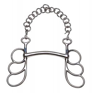 6066931-mors-papillon-pour-cheval-feeling-argente