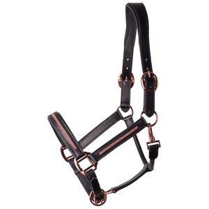 28500006-zwart-rosegold-licol-pour-cheval-en-cuir-harry-s-horse-metallic-zwart-rosegold