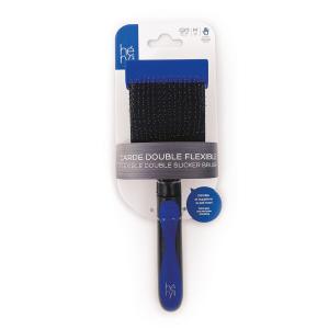 3001095-brosse-double-flexible-pour-chien-et-chat-hery-noir-bleu-m