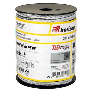 125h17110-ruban-pour-cloture-electrique-horizont-turbomax-t12-blanc-noir-200-m