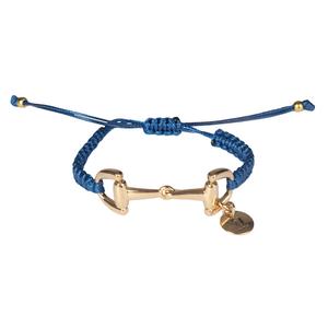145896-348-bracelet-tresse-avec-deco-mors-horka-blauw-goud-tu