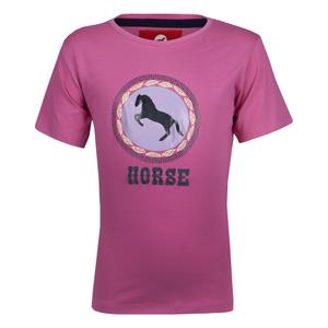 590719-605-t-shirt-imprime-enfant-red-horse-ss23-605-hot-pink