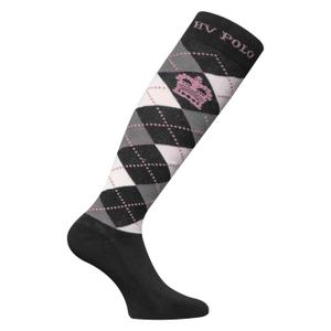 0205093013-9580-chaussettes-equitation-femme-hv-polo-argyle-black-silvergrey-melange-rose
