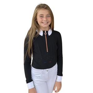 2470000025194-noir-polo-d-equitation-manches-longues-fille-ju-pa-lily-noir