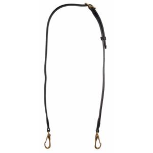 k301q-bra-tetiere-pour-cheval-en-cuir-avec-mousquetons-karlslund-black-brass-3x23x11-cm