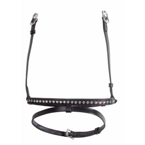 k3223-6-whi-muserolle-combinee-pour-cheval-d-un-rangee-de-cristaux-karlslund-kombi-black-white-2x28x26-cm